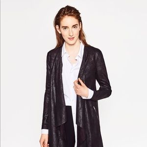 🤩LAST CHANCE🤩 Zara Black/Gold Waterfall Jacket